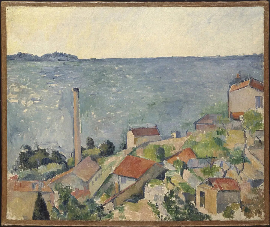 De Zee bij l'Estaque - Paul Cézanne