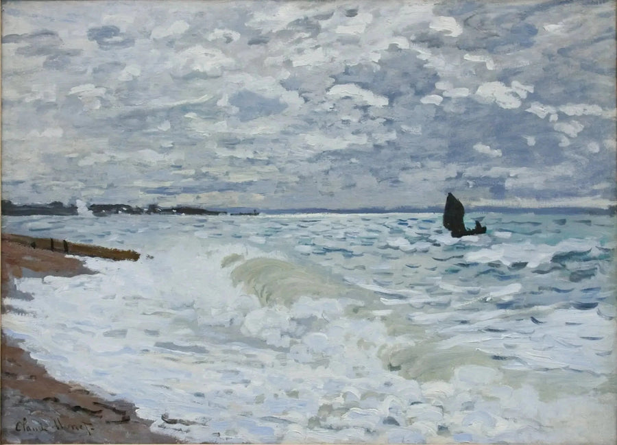 De zee in Le Havre W112 - Claude Monet