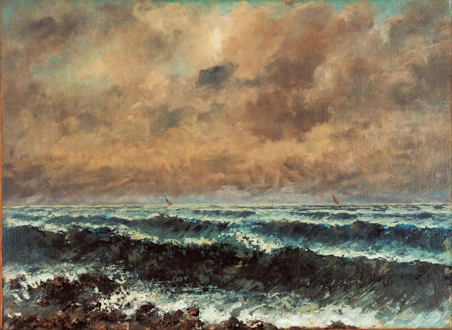 De Zee in de Herfst - Gustave Courbet