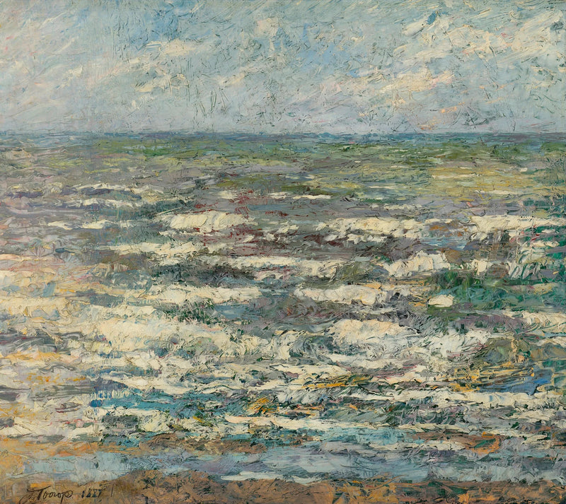 De zee nabij Katwijk - Jan Toorop