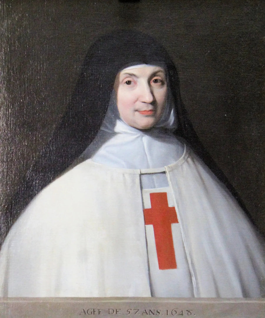 De moeder Angélique Arnauld - Philippe de Champaigne