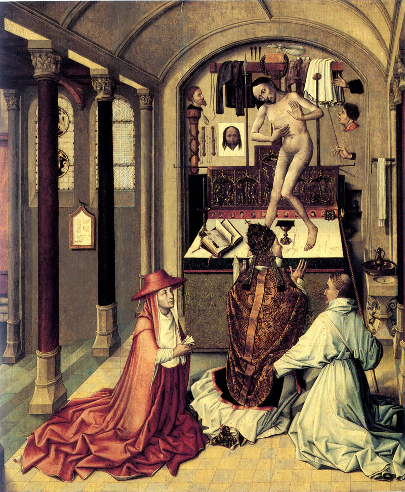 De Mis van Sint Gregorius - Robert Campin