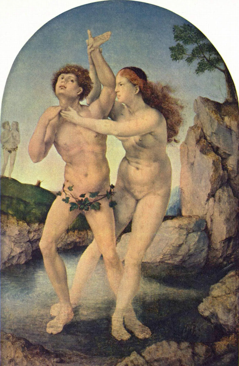 De Transformatie van Hermaphroditus en Salmacis - Jan Gossaert