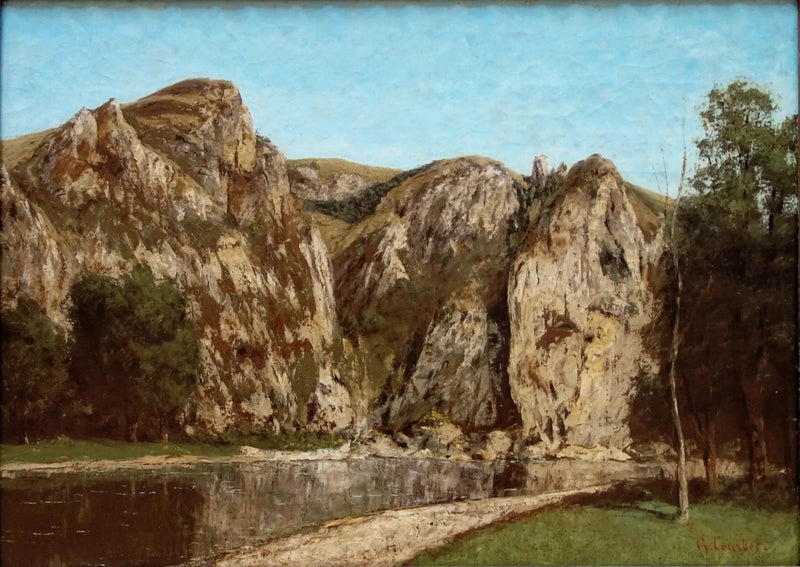 De Maas bij Freyr - Gustave Courbet