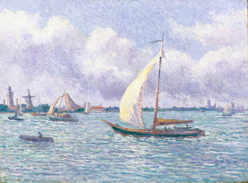 De Maas bij Dordrecht - Maximilien Luce