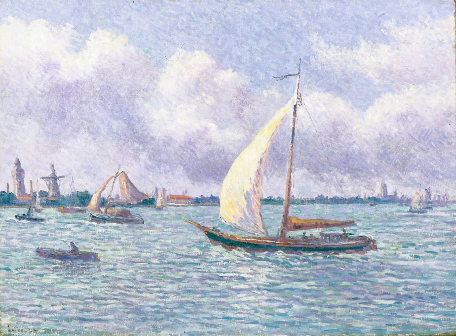 De Maas bij Dordrecht - Maximilien Luce