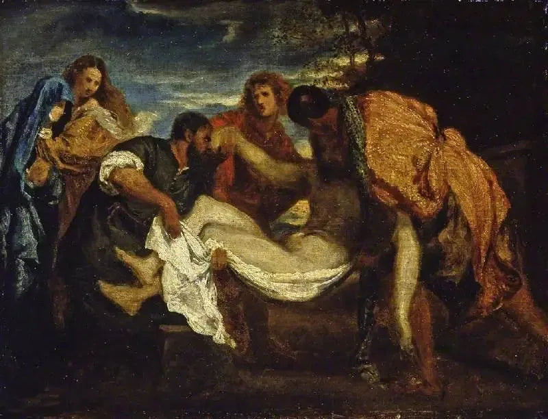 De Begrafenis, naar Titiaan - Henri Fantin-Latour

Source:
La Mise au tombeau, d'après Titien - Henri Fantin-Latour