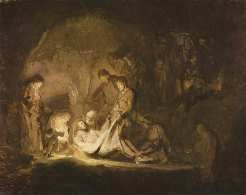 De ter aarde bestelling van Christus - Rembrandt