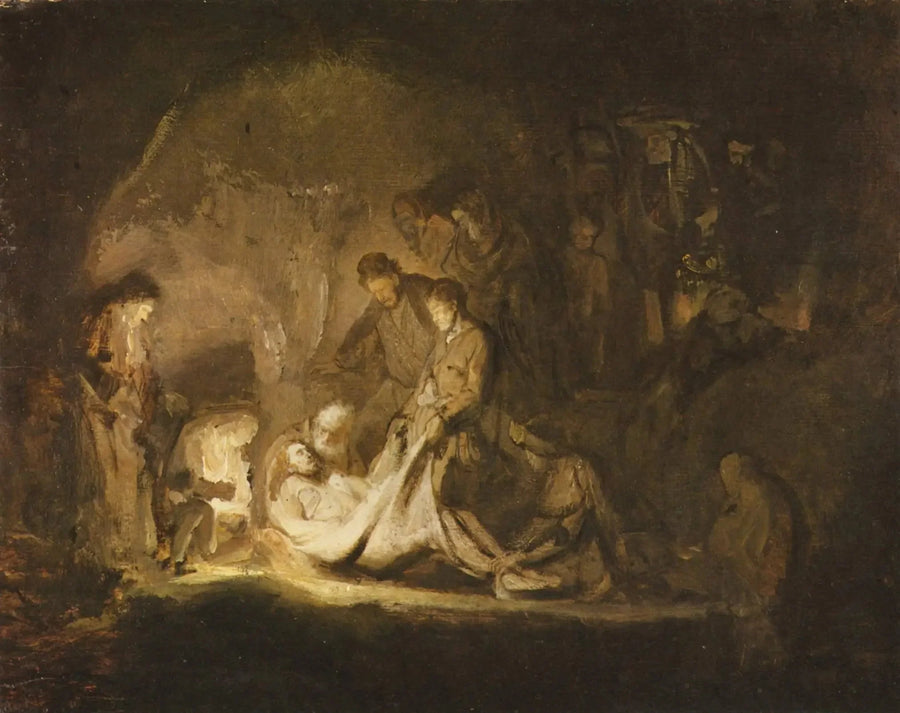 De ter aarde bestelling van Christus - Rembrandt
