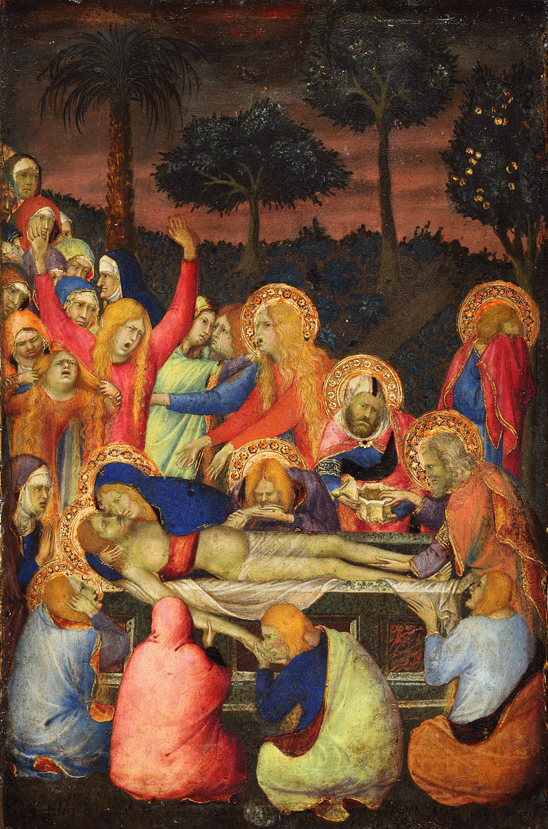 De begrafenis van Christus - Simone Martini