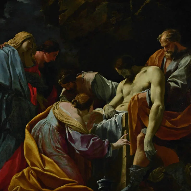 Het graflegging - Simon Vouet