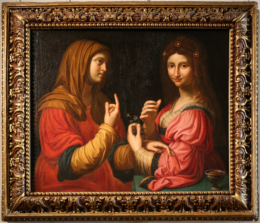 De bescheidenheid en de ijdelheid - Bernardino Luini