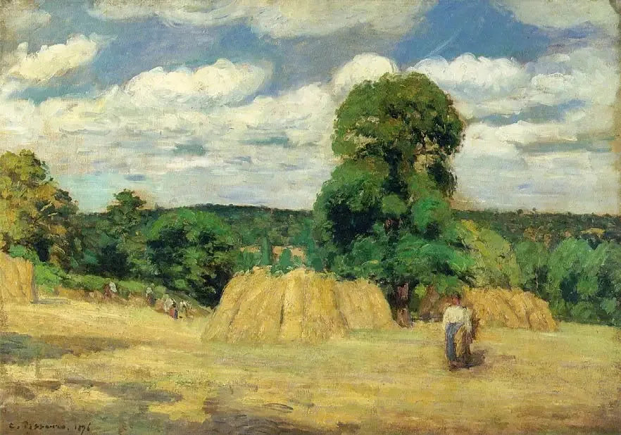 De Oogst - Camille Pissarro