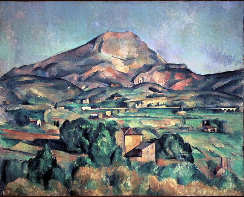 De Montagne Sainte-Victoire gezien vanaf Bellevue - Paul Cézanne