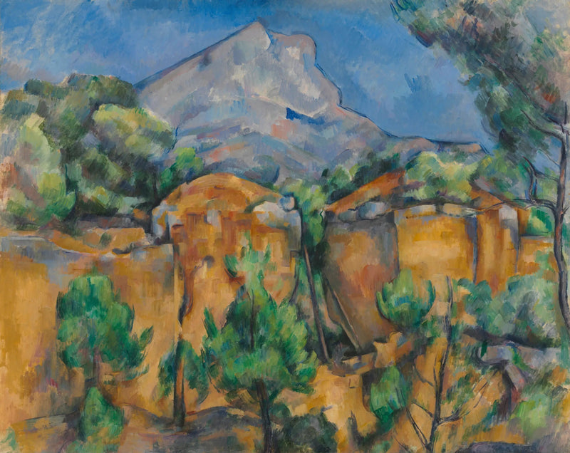 De Montagne Sainte-Victoire gezien vanaf Bibémus - Paul Cézanne