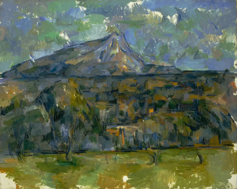De Montagne Sainte-Victoire gezien vanaf Les Lauves - Paul Cézanne
