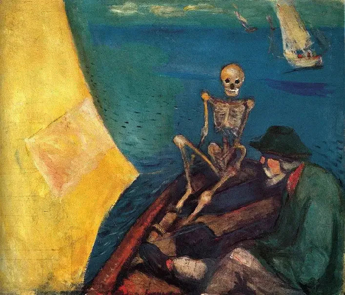 De Dood aan de Stuur - Edvard Munch