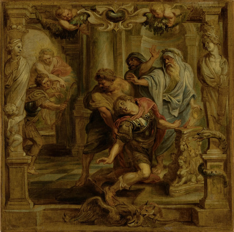 De dood van Achilles - Peter Paul Rubens