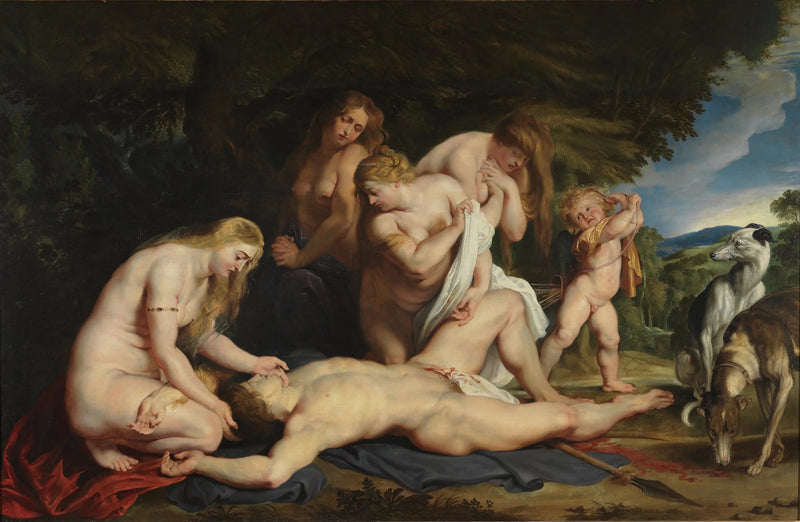 De Dood van Adonis - Peter Paul Rubens