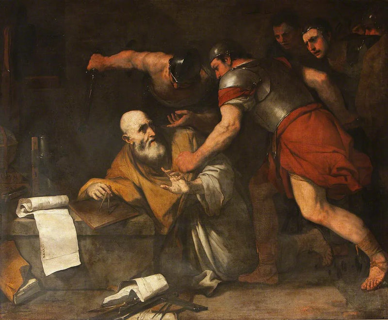 De dood van Archimedes - Luca Giordano
