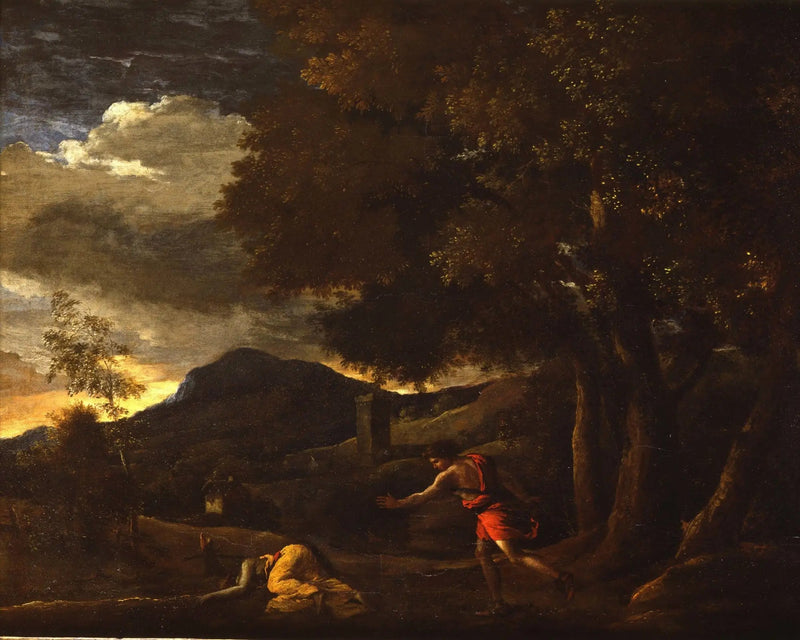 De dood van Eurydice - Nicolas Poussin