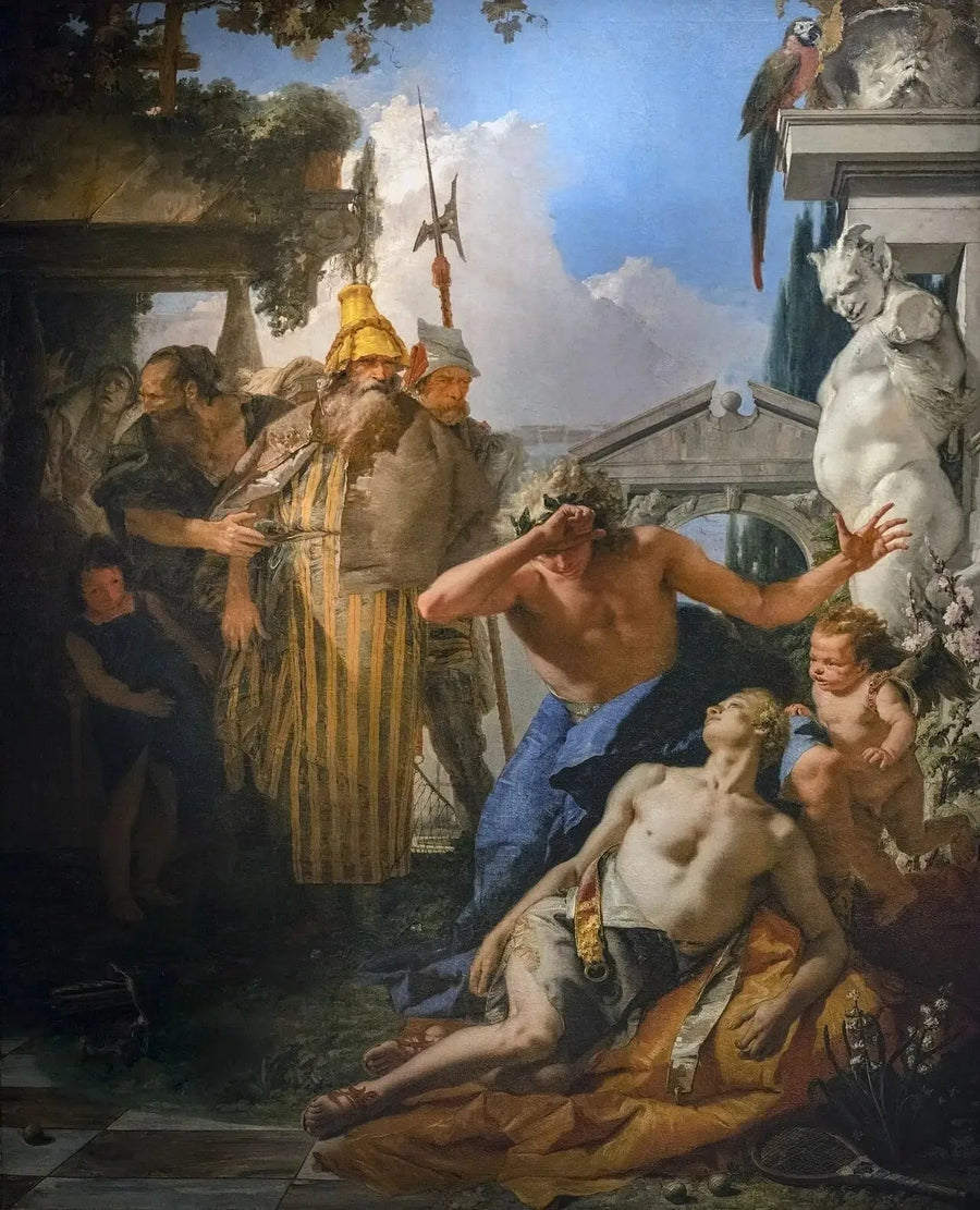De Dood van Hyacint - Giovanni Battista Tiepolo