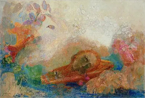 De dood van Orpheus - Odilon Redon