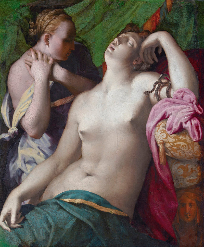 De dood van Cleopatra - Rosso Fiorentino