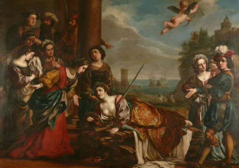De dood van Dido - Guercino