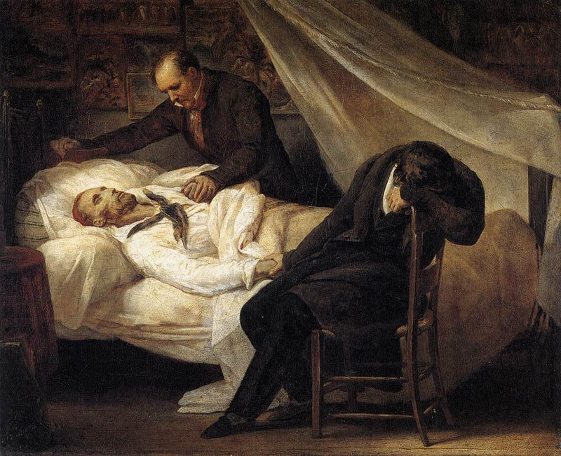 De dood van Géricault - Ary Scheffer