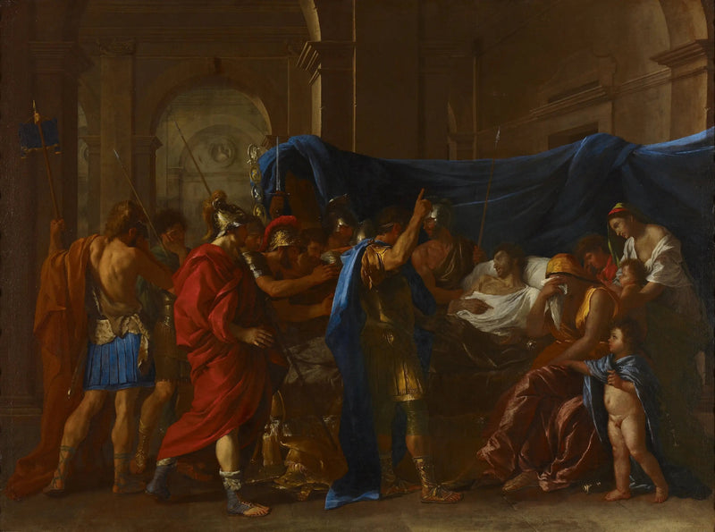 De dood van Germanicus - Nicolas Poussin