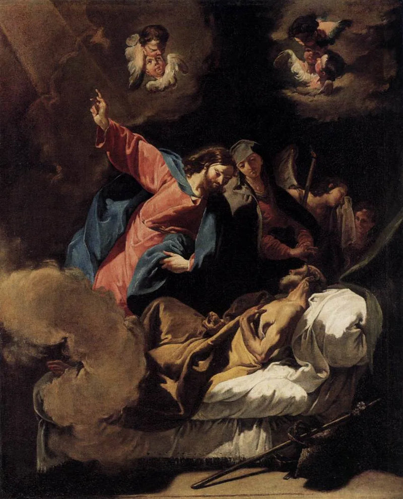 De dood van Jozef - Giovanni Battista Pittoni