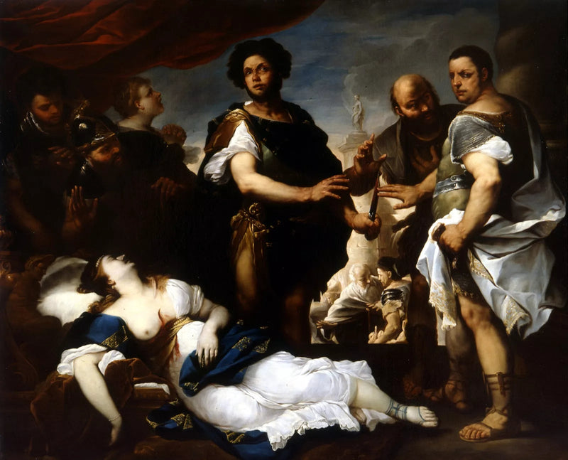 De dood van Lucretia - Luca Giordano
