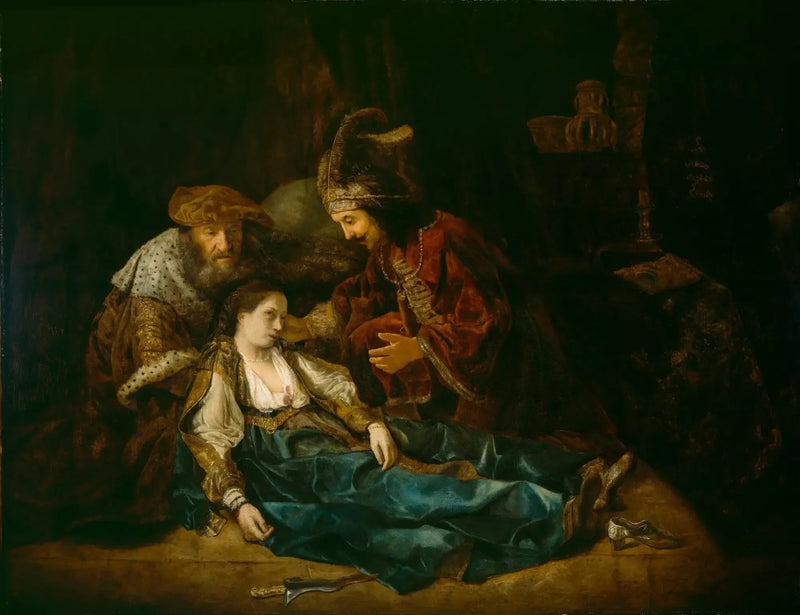 De dood van Lucretia - Rembrandt