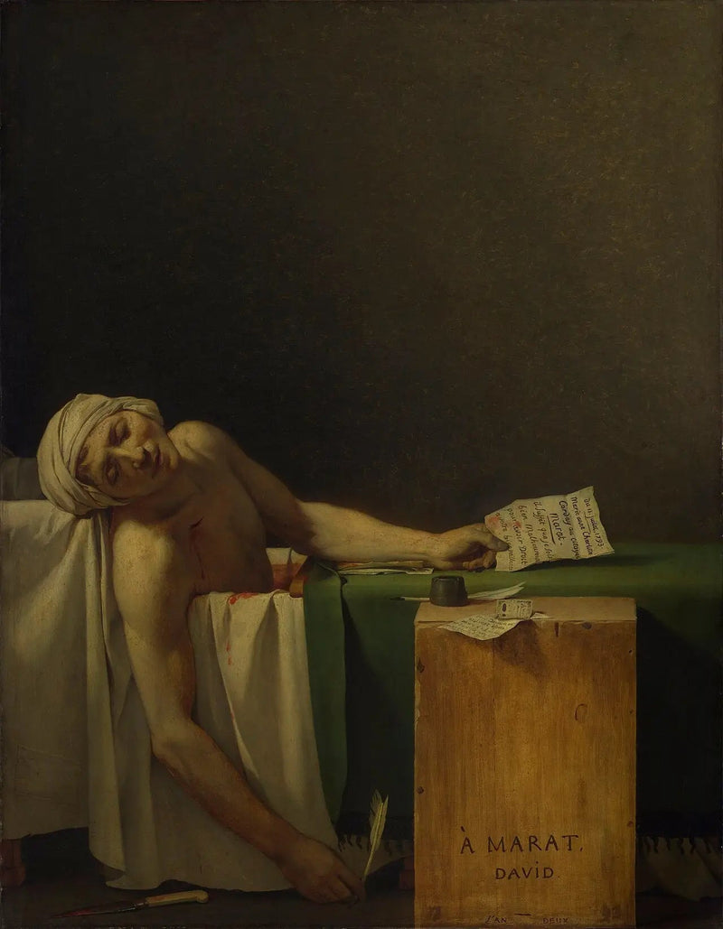 De Dood van Marat - Jacques-Louis David