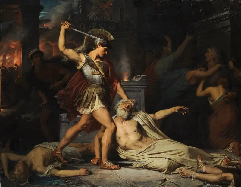 De dood van Priamus - Jules Lefebvre

Source:
La Mort de Priam - Jules Lefebvre