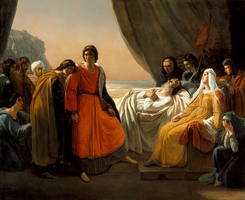 De dood van Sint-Lodewijk - Ary Scheffer