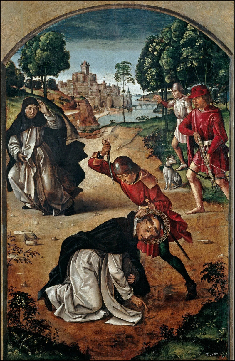 De dood van de heilige Petrus martelaar - Pedro Berruguete