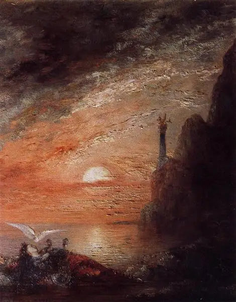 De dood van Sappho - Gustave Moreau