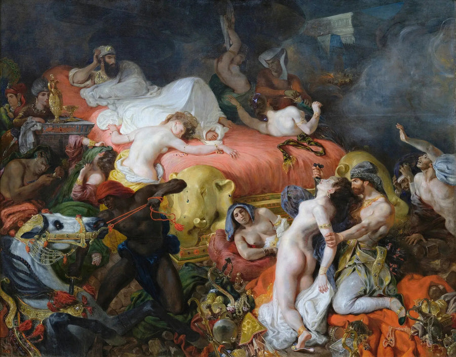 De Dood van Sardanapalus - Eugène Delacroix