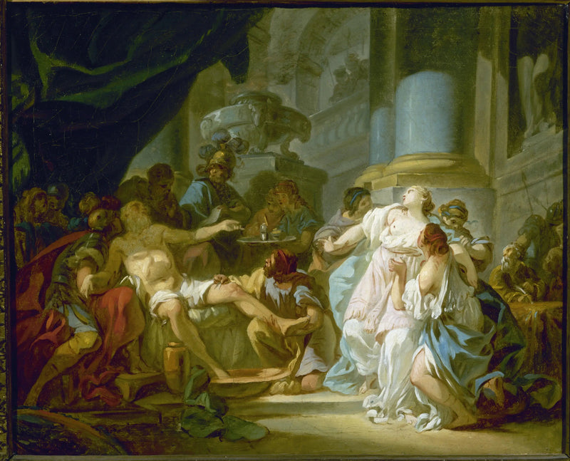 De Dood van Seneca - Jacques-Louis David