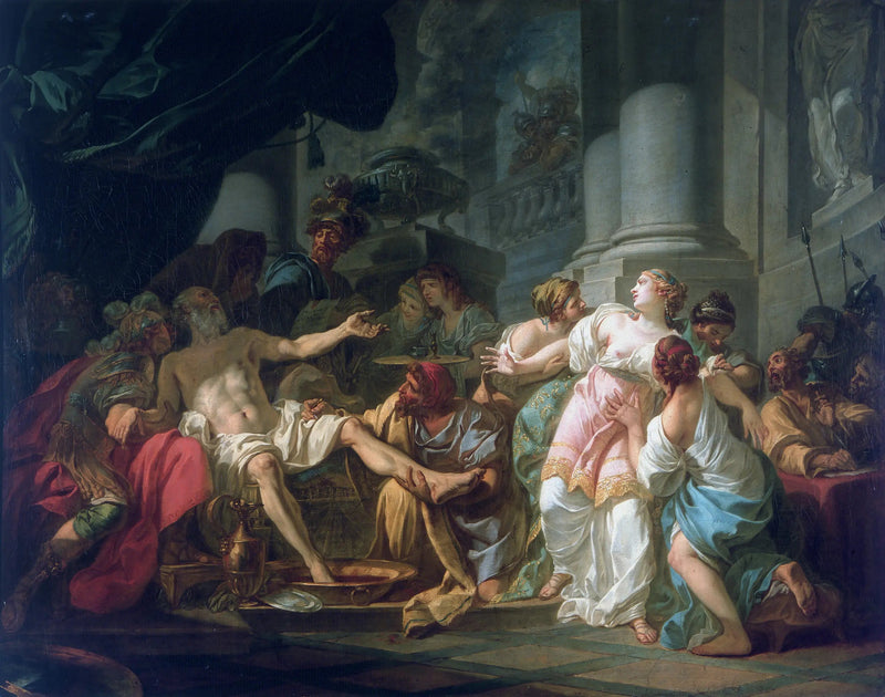 De Dood van Seneca - Jacques-Louis David