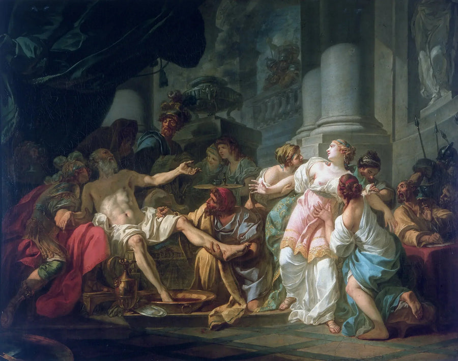 De Dood van Seneca - Jacques-Louis David