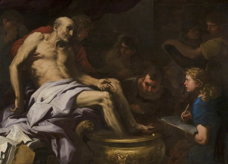 De dood van Seneca - Luca Giordano