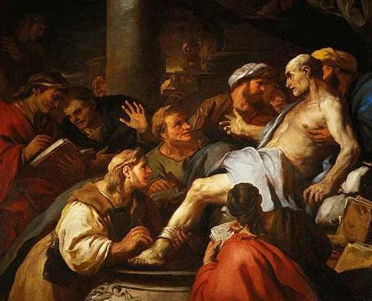 De dood van Seneca - Luca Giordano