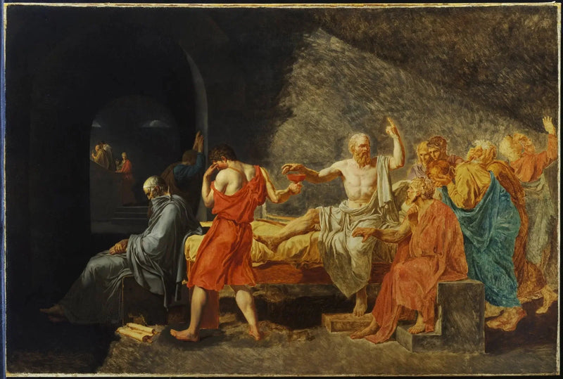 De dood van Socrates - Jacques-Louis David