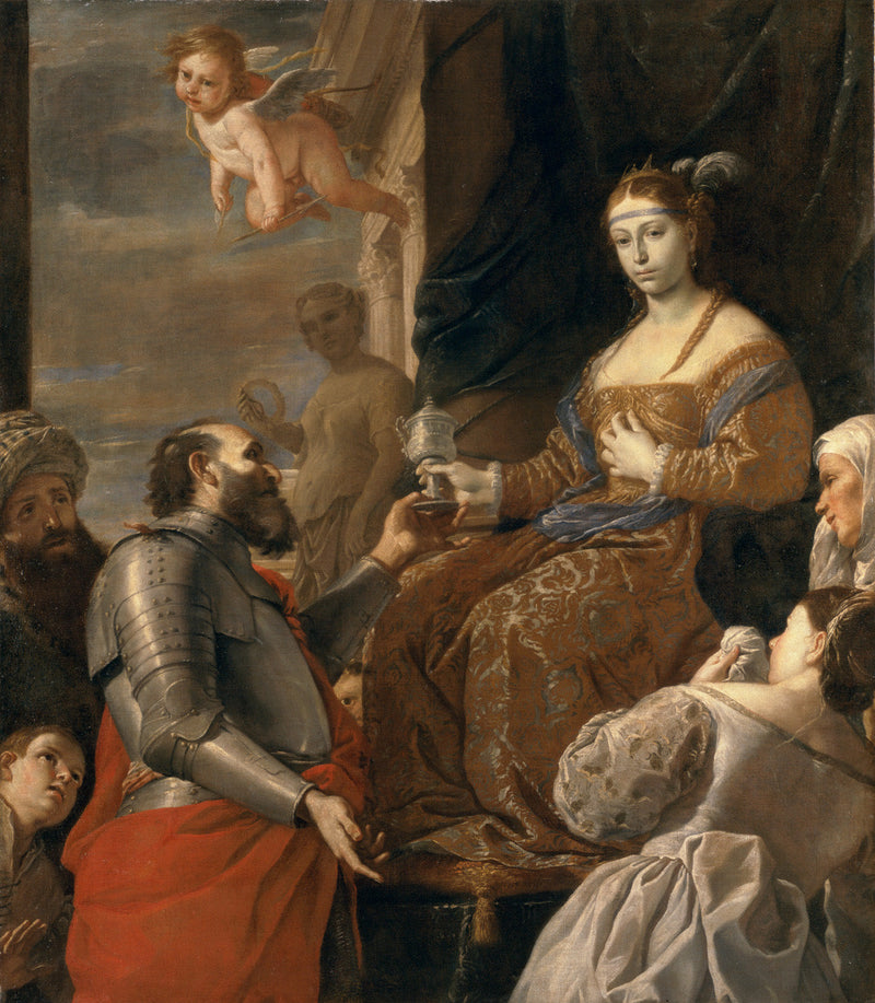 De dood van Sophonisbe - Mattia Preti