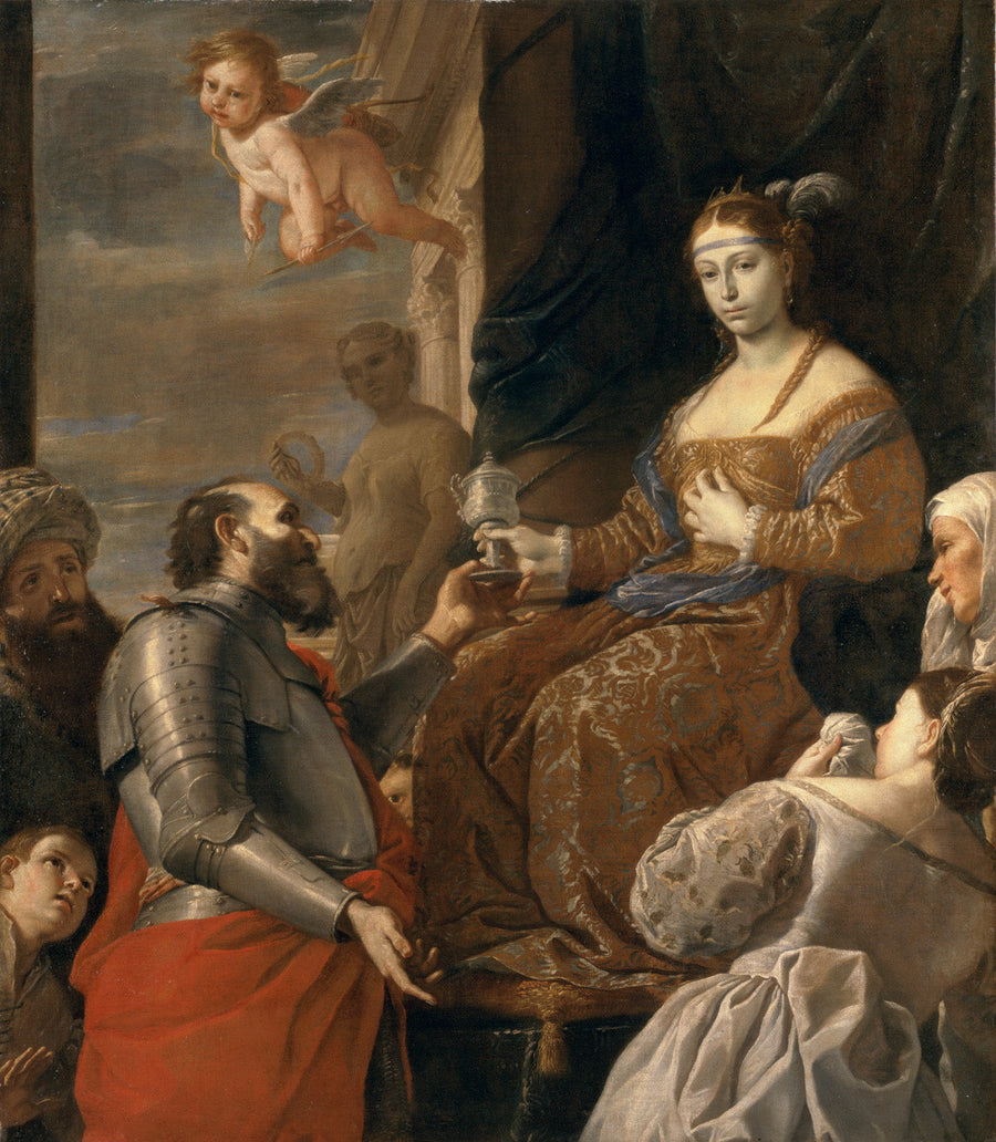 De dood van Sophonisbe - Mattia Preti