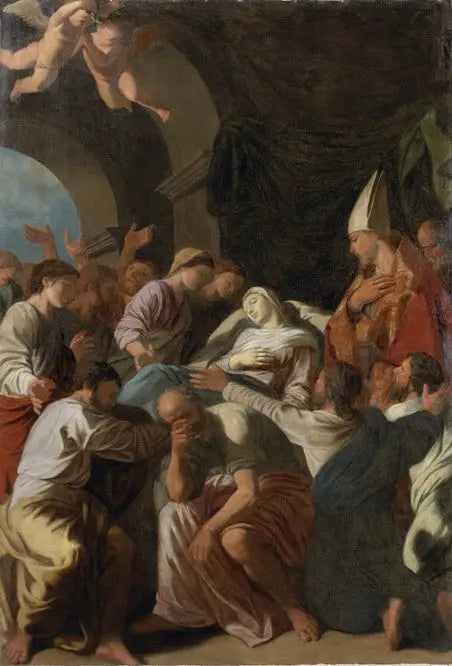 De dood van de Maagd - Nicolas Poussin