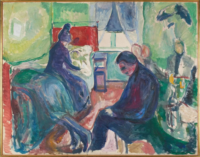 De Dood van de Boheemse - Edvard Munch